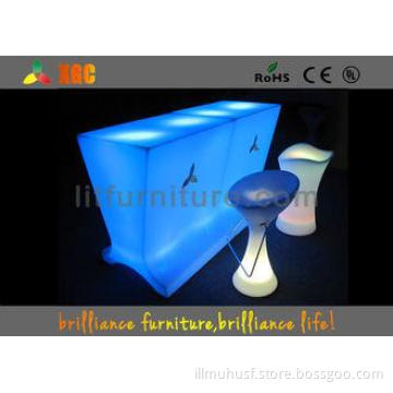 Outdoor LED Bar Counter , Illuminated Bar Furniture For Bar